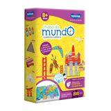 Quebra-Cabeça Toyster Mapa Do Mundo 200 Peças Colorido