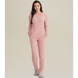 Pijama Feminino Manga Longa Danka Rosa G