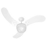 Ventilador de teto 3 pás laqueadas branco - NEW MONTANA - Venti Delta (220V)