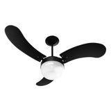 Ventilador de teto 3 pás laqueadas preto - NEW MONTANA - Venti Delta (110V)