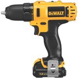 Furadeira Parafusadeira 3/8' com 2 baterias 12 volts de lítio - DCD710D2 - Dewalt (110V)