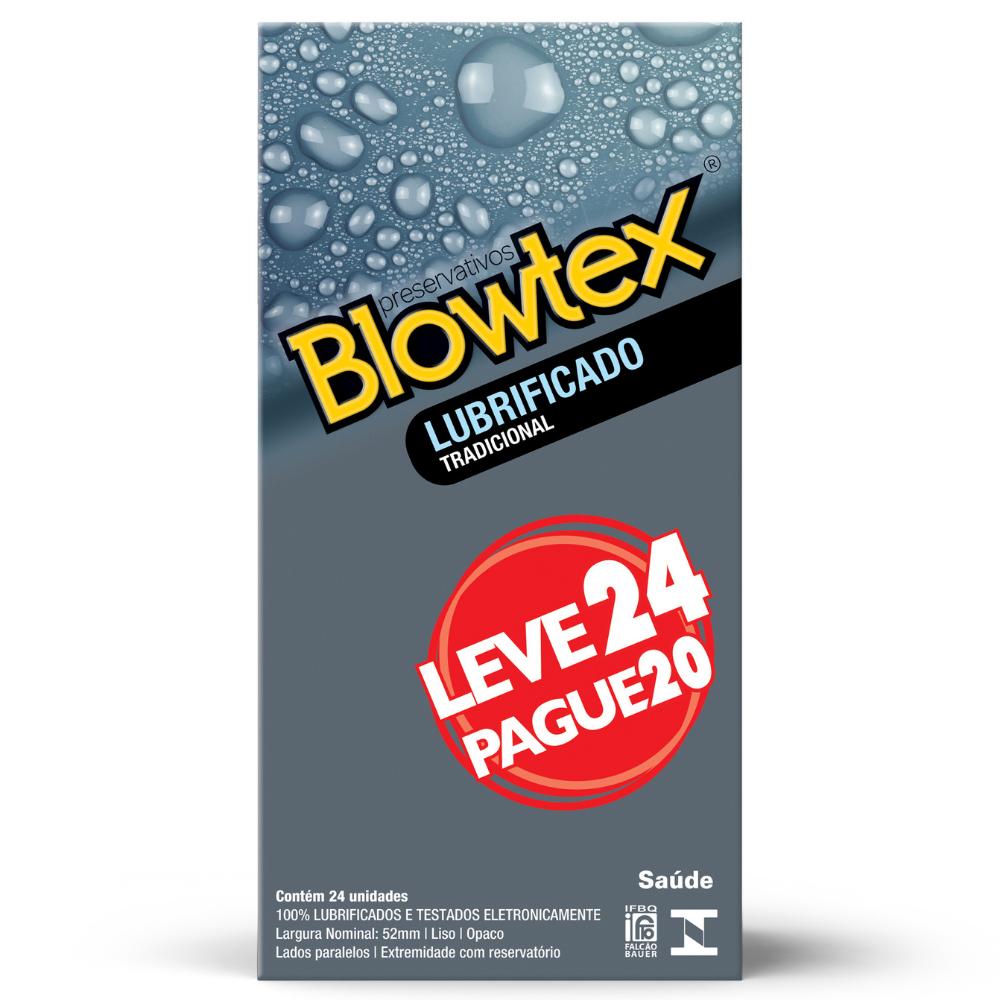 Pack Preservativo Blowtex Lubrificado Leve 24 Pague 20 - Faz a Boa!