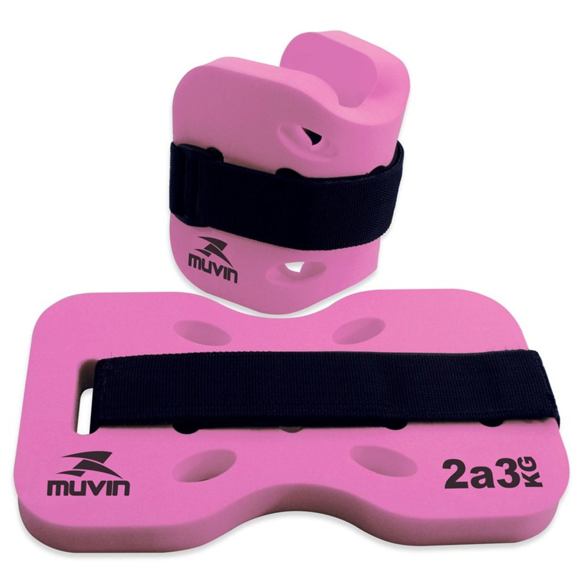 Caneleira Hidroginástica 2kg a 3kg Muvin CNH-200 Pink