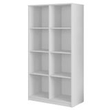 Estante Para Livro Alta Decorativa Meta Branca Caemmun