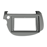 Moldura 9&#39; Chinês Com Adaptador 7&#39; Chinês E Japonês Honda Fit G2 09/14 - Grafite