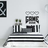 Adesivo Parede Quarto Infantil Frase Video Game 55x60cm