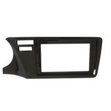 Moldura 9&#39; Flutuante Honda City 15/21 C/ Botão Airbag Duplo - Black Piano