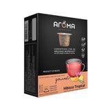 10 Cápsulas Para Nespresso Chá Hibisco Tropical - Aroma