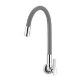 Torneira Lorenflex De Parede Com Bica Flexível Lorenzetti 1178 G27 Cinza