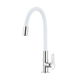 Torneira Lorenflex De Bancada Com Bica Flexível Lorenzetti 1177 W27 Branca