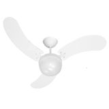 Ventilador de teto 3 pás laqueadas branco - NEW MONTANA - Venti Delta (110V)