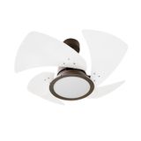 Ventilador de Teto Venti-Delta Tornado Led com 4 Pás Branco / Marrom 220V