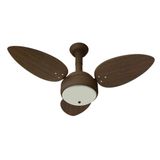 Ventilador de Teto Venti-Delta Miray com 3 Pás Marrom 220V