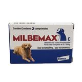 Milbemax Cães 5 a 25kg 2 comp Novartis Vermífugo