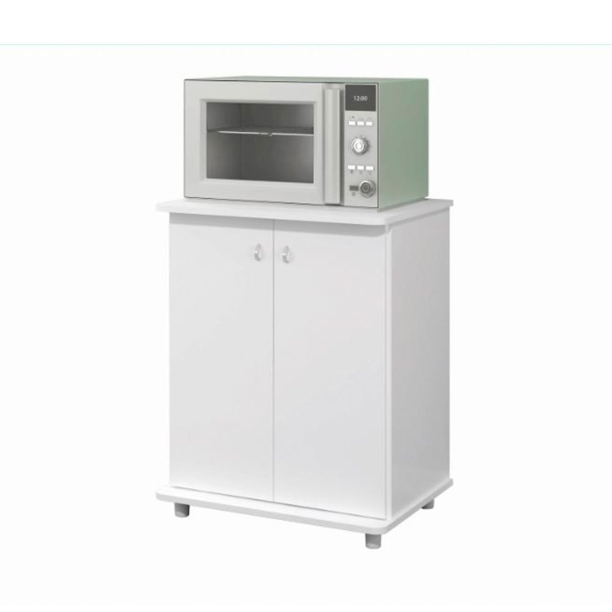 Balcão Ditalia com Tampo 2 Portas BA-10 BA-10 Branco Menor preço em Balcão Ditalia com Tampo 2 Portas BA-10 BA-10 Branco
