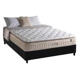 Cama Box Casal Colchao Molas Masterpocket Ensacadas Anjos Confortable Base Crc Suede Preto 138x188