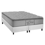 Cama Box King Colchao Molas Ensacadas Probel Masterpocket Perfil Springs Premium White Base Crc Courano White 193x203