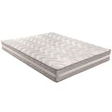 Colchao King Espuma D33 Ag 65 Confort Euro Pillow Gray 193x203x26 Paropas