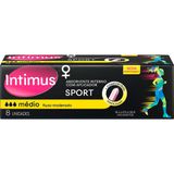 Absorvente Intimus Sport Médio c/Aplicador - 8 unidades