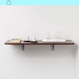 Mesa Suspensa Dobrável De Parede Castanho Mdp 100x41cm