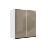 Modulo Cozinha Kappesberg Maxxi Armario G765 2 Portas C Vidro Polipropileno Branco