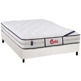 Cama Box King Colchao Molas Pocket Ensacadas Castor Gold Star Vitagel Class Double Face Base Crc Courano White 193x203