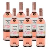 Vinho Rosé Meio Seco Casillero del Diablo Belight Garrafa 750ml com 6 unidades