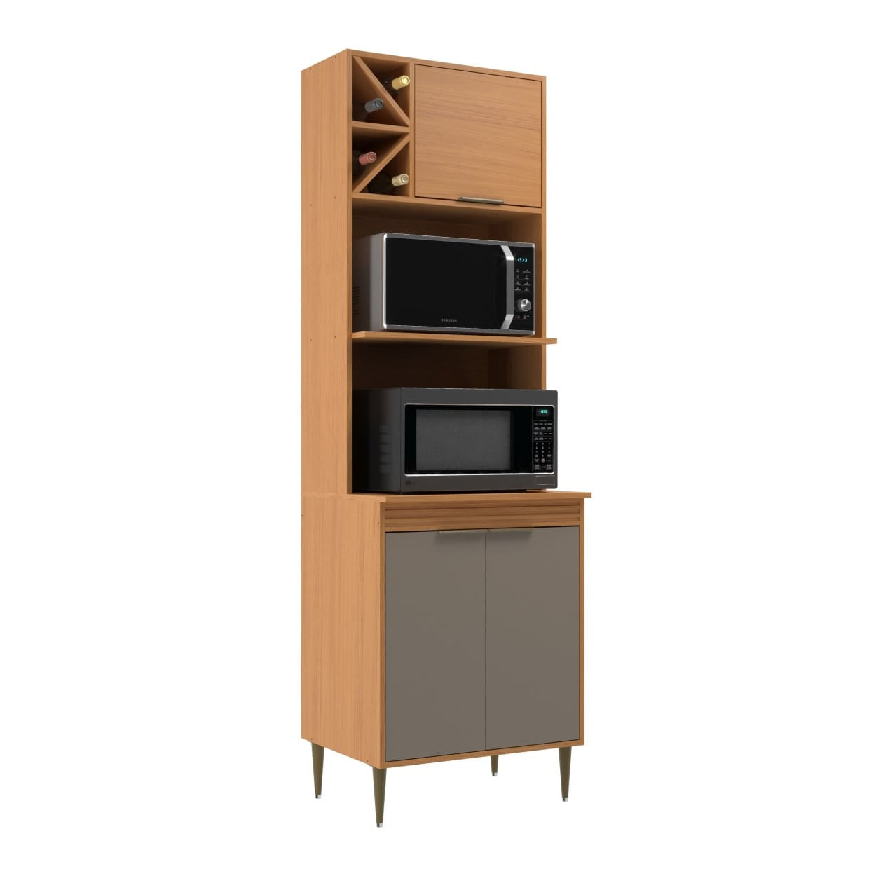 Torre Quente Forno E Micro 65cm Francini Angelin Damasco