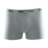 Cueca Mash Boxer Cotton Masculina Conforto Cinza Claro P