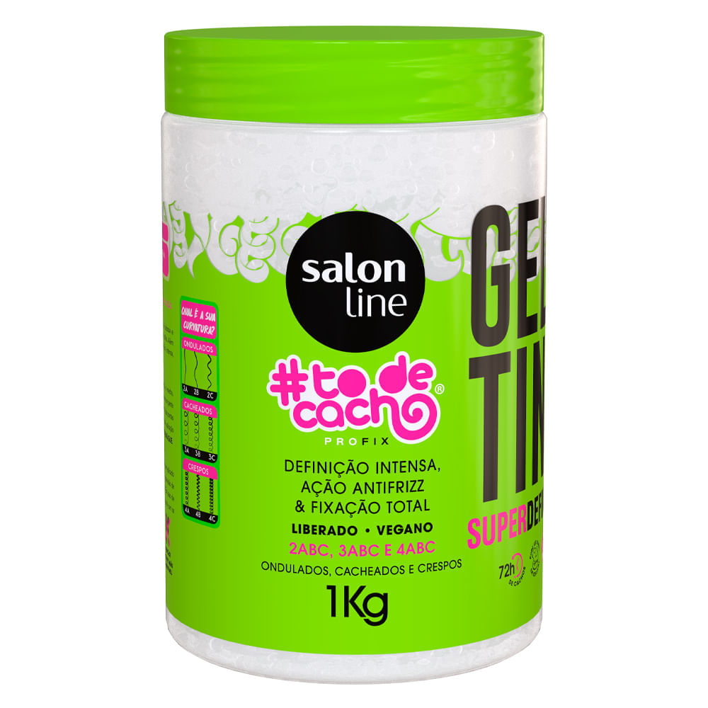 Gelatina Salon Line #to De Cacho Não Sai Da Minha Cabeça 1kg