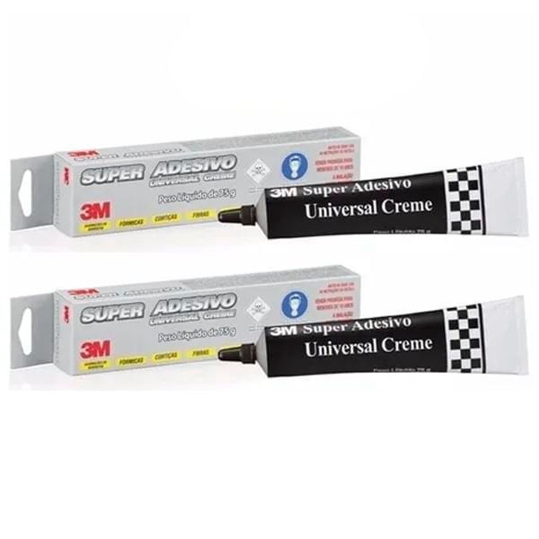 Kit Com 20 Super Adesivo Universal Creme 75g - 3m