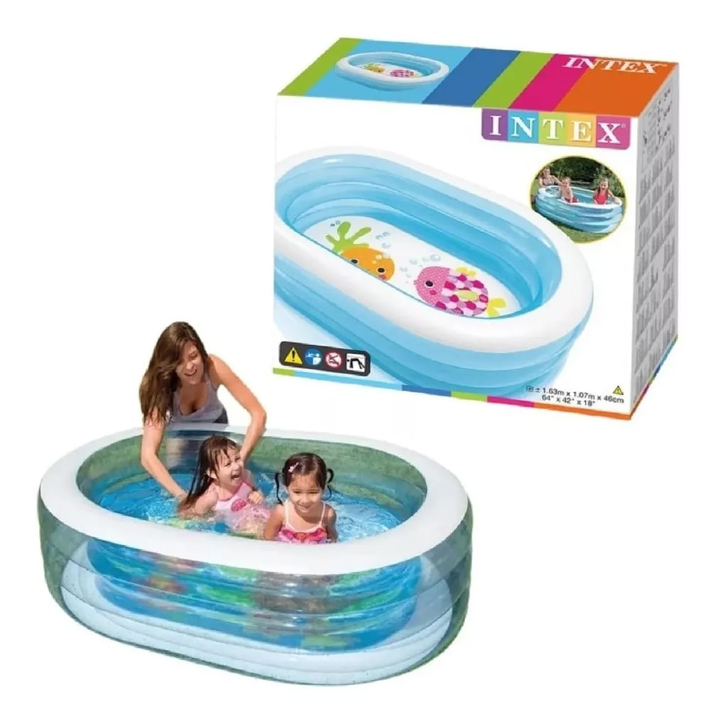 Piscina Inflavel Oval Baleia Legal 230l Intex