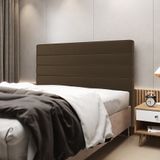 Cabeceira Atlas 195 Para Cama King N-029 Veludo Capuccino Aradecor