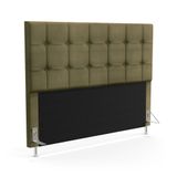 Cabeceira Soraya 195 Para Cama King N-029 Veludo Capuccino Aradecor