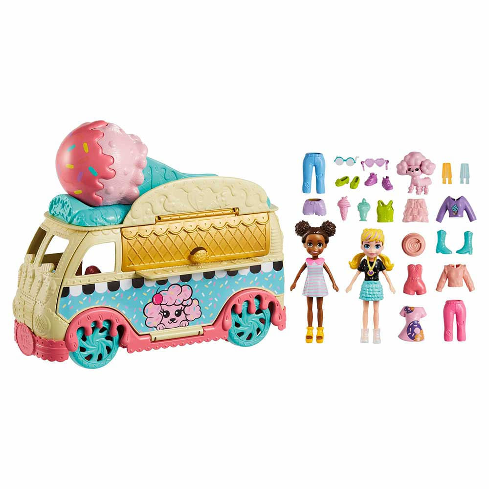 Veículo e Boneca – Polly Pocket – Food Truck Refresco – Mattel - Salvador  Shopping