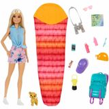 Boneca Articulada Barbie It Takes Two Dia De Camping Malibu Mattel