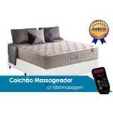 Cama Box Casal Colchao Molas Ensacadas Anjos Masterpocket Commodite Base Crc Courano White 138x188