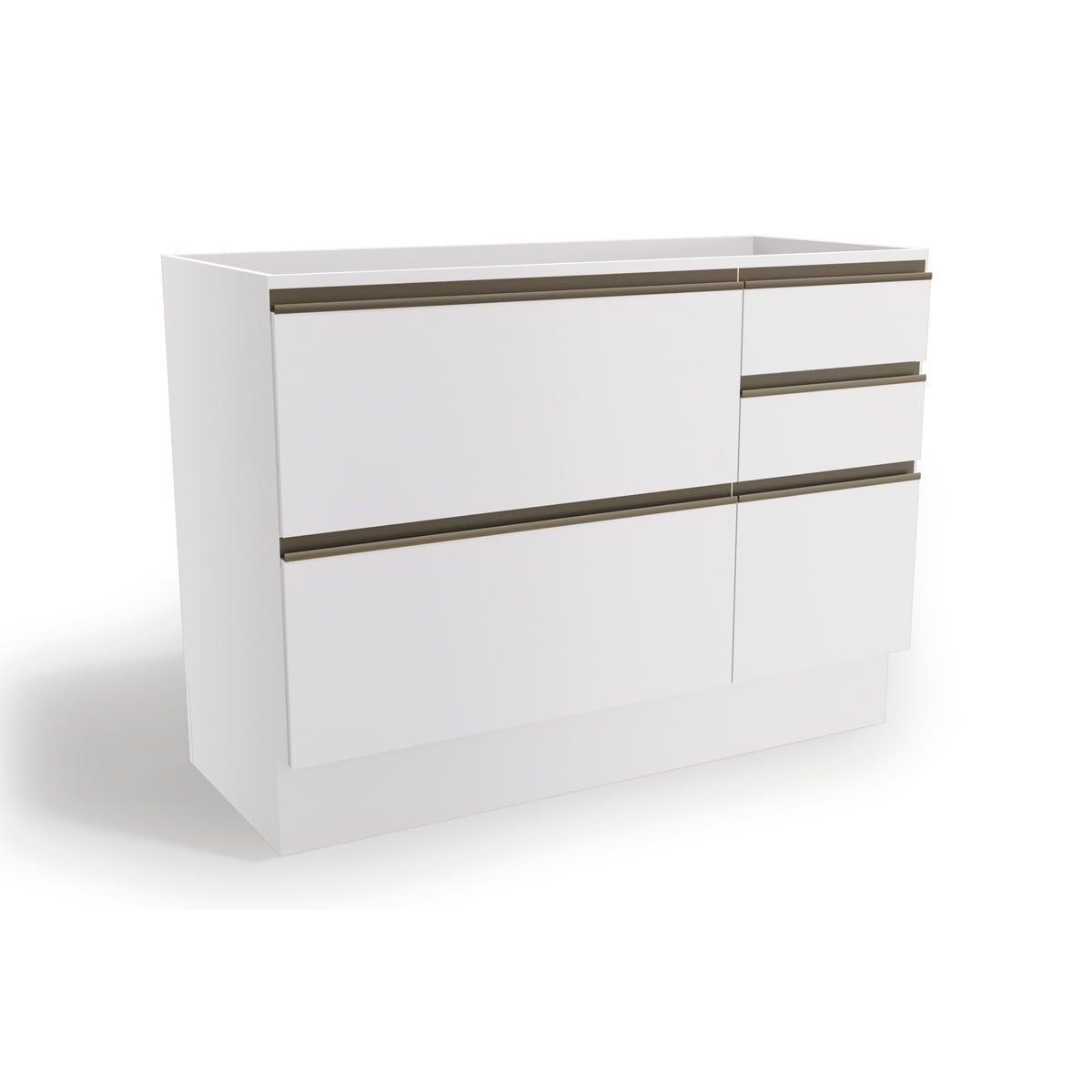 Gabinete De Cozinha Modulado Balcao Maxxi G746 1 Porta E 4 Gavetas P Pia Polipropileno Branco Kappesberg