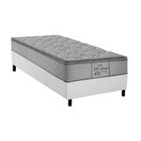 Cama Box Solteiro Colchao Molas Masterpocket Ensacadas Probel Perfil Springs Premium White Base Crc Courano White 88x188