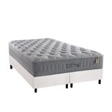 Cama Box King Colchao Molas Anjos Masterpocket Ensacadas Soft Dream Base Crc Courano Branco 193x203