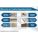 Gabinete Kappesberg Maxxi G748 de Canto s/Tp Nogal
