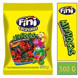 Balas Fini Gelatinas E Azedinhas Cítricas Pacotão De 500g - Minhocas Gelatinas