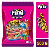 Balas Fini Minhocas Cítricas Gusanos Ácidos Pacotão De 500g