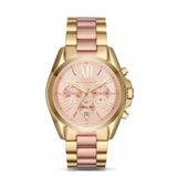 Relógio Feminino Michael Kors Mk6359 Rosa Dourado 43mm