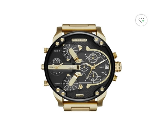 Relógio Masculino Diesel Dz7333 Mr Daddy 2.0 Analógico Á Prova D´água 57mm