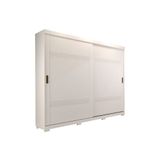 Guarda Roupa 2 Portas De Correr E 4 Gavetas C Pes Blumenau Branco Panan