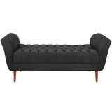 Recamier Grecia 150cm Suede Preto Mpassos