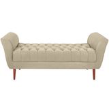 Recamier Grecia 150cm Suede Bege Mpassos