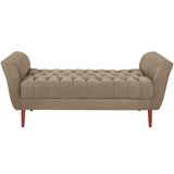Recamier Grecia 150cm Suede Marrom Claro Mpassos