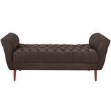 Recamier Grecia 150cm Suede Marrom Mpassos